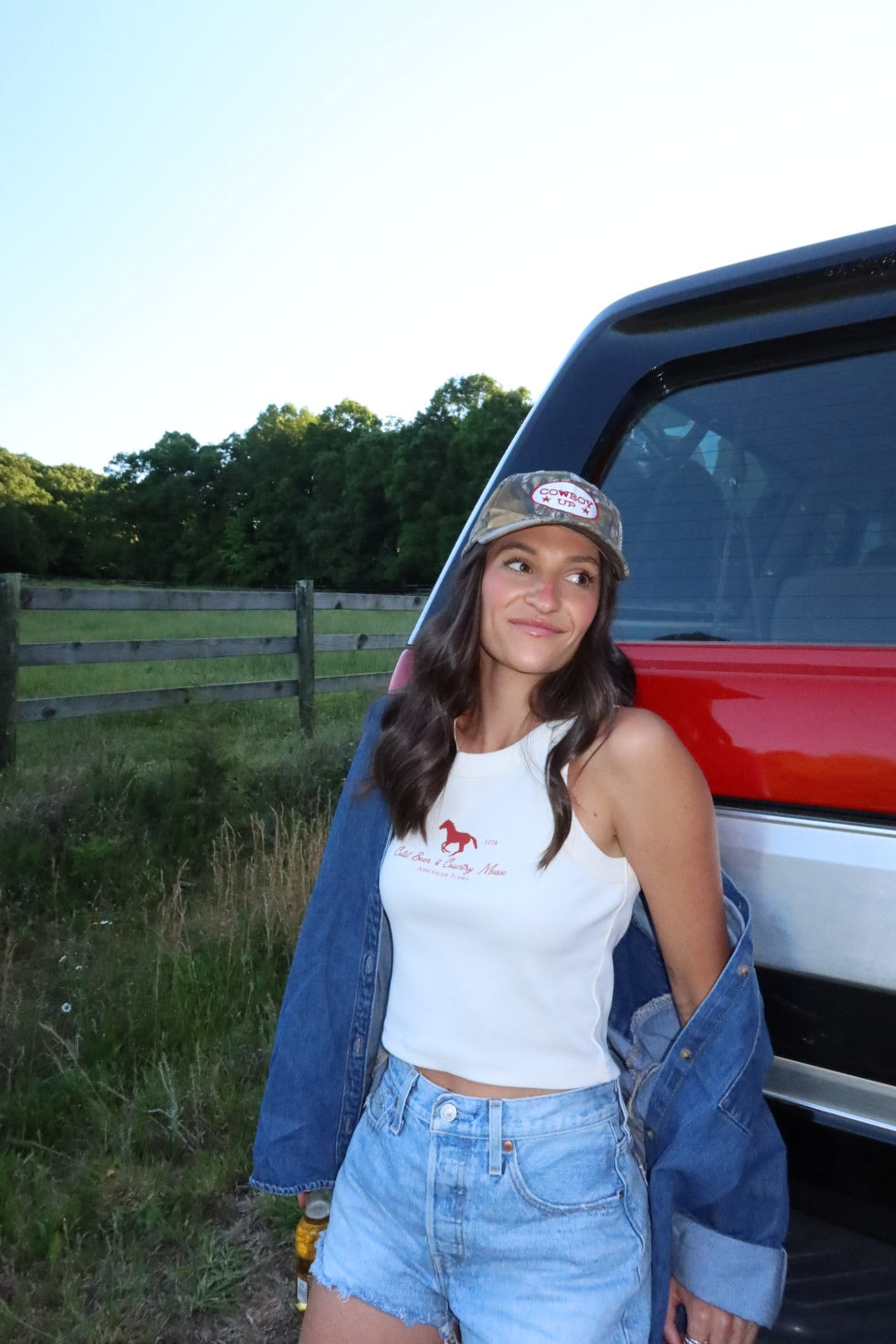 Cowboy Up Hat- Camo