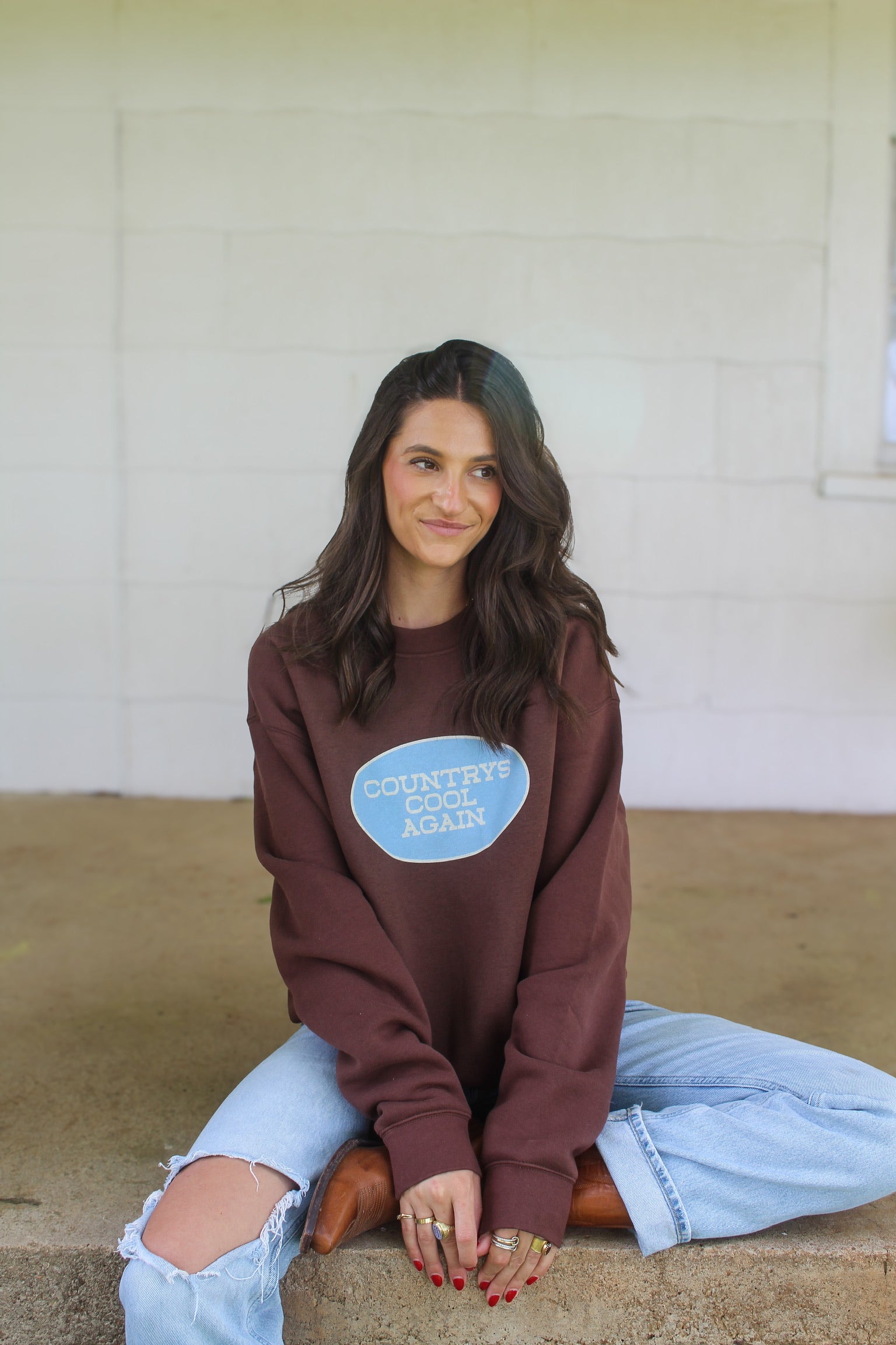 Countrys Cool Again Crewneck