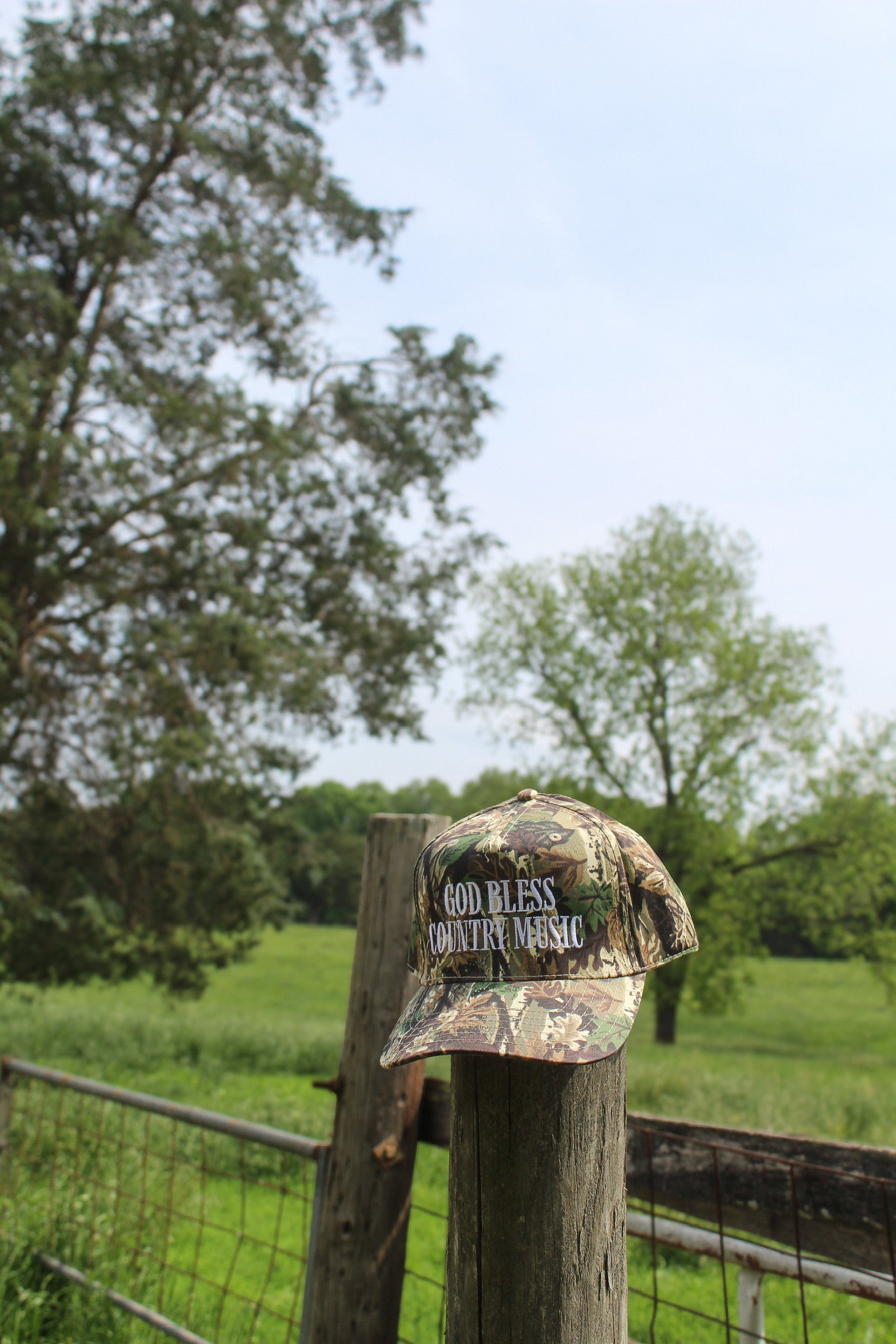 Country Music Hat- Camo