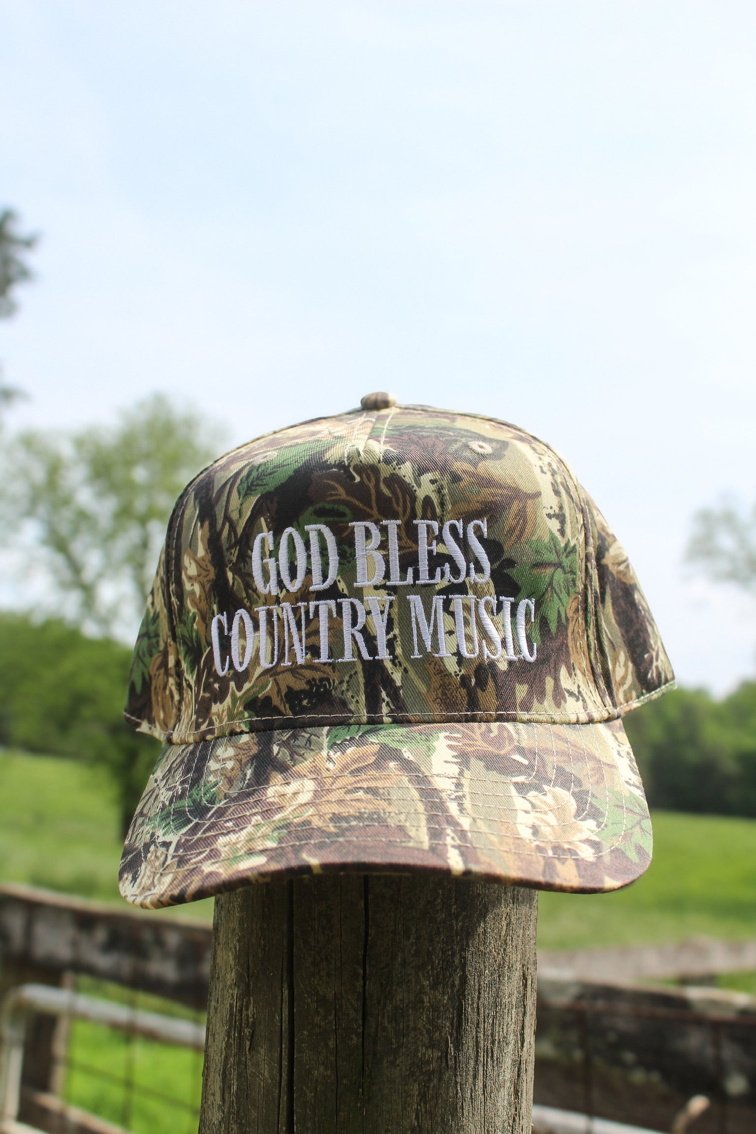 Country Music Hat- Camo
