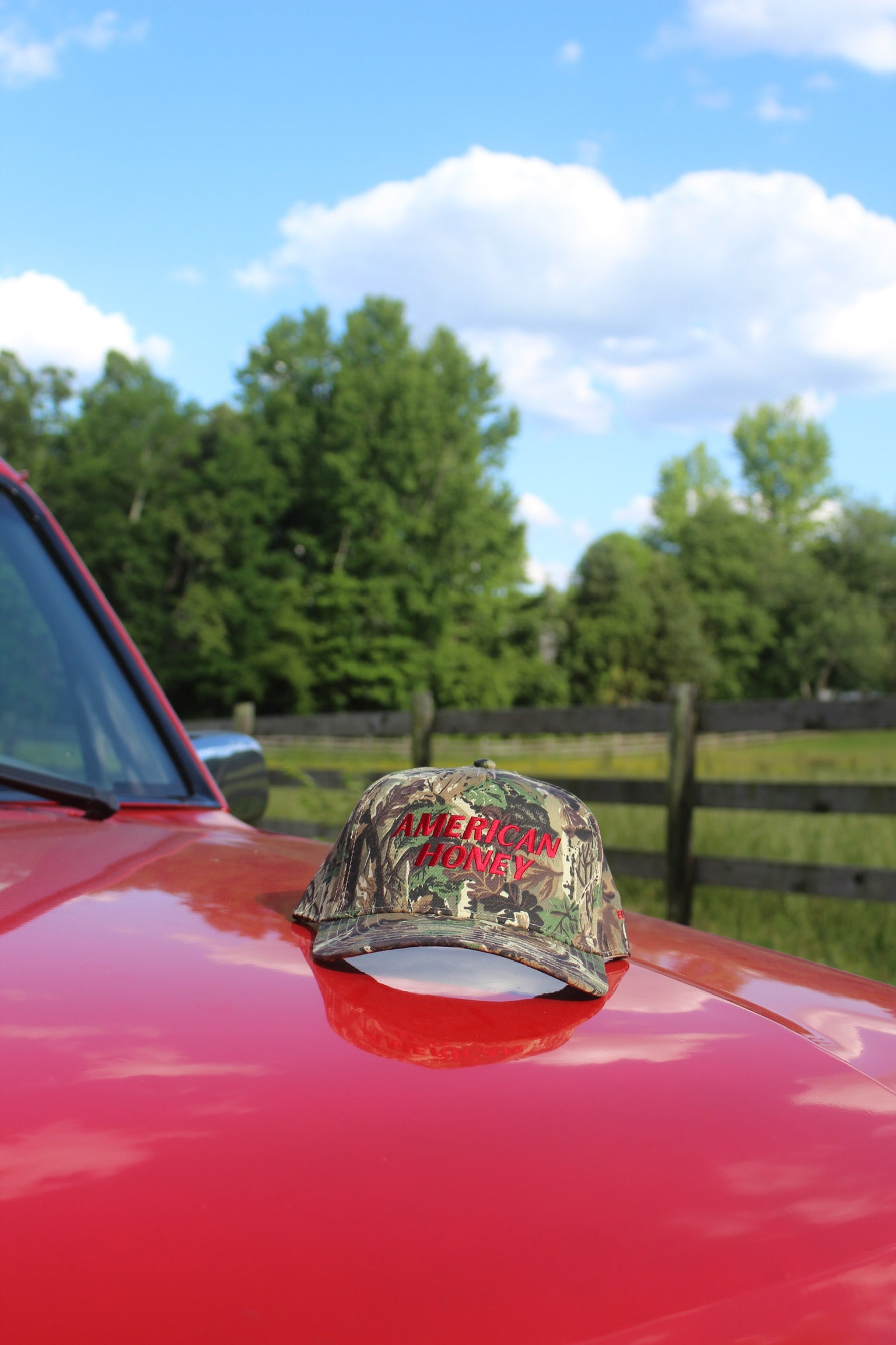 American Honey Hat- Camo