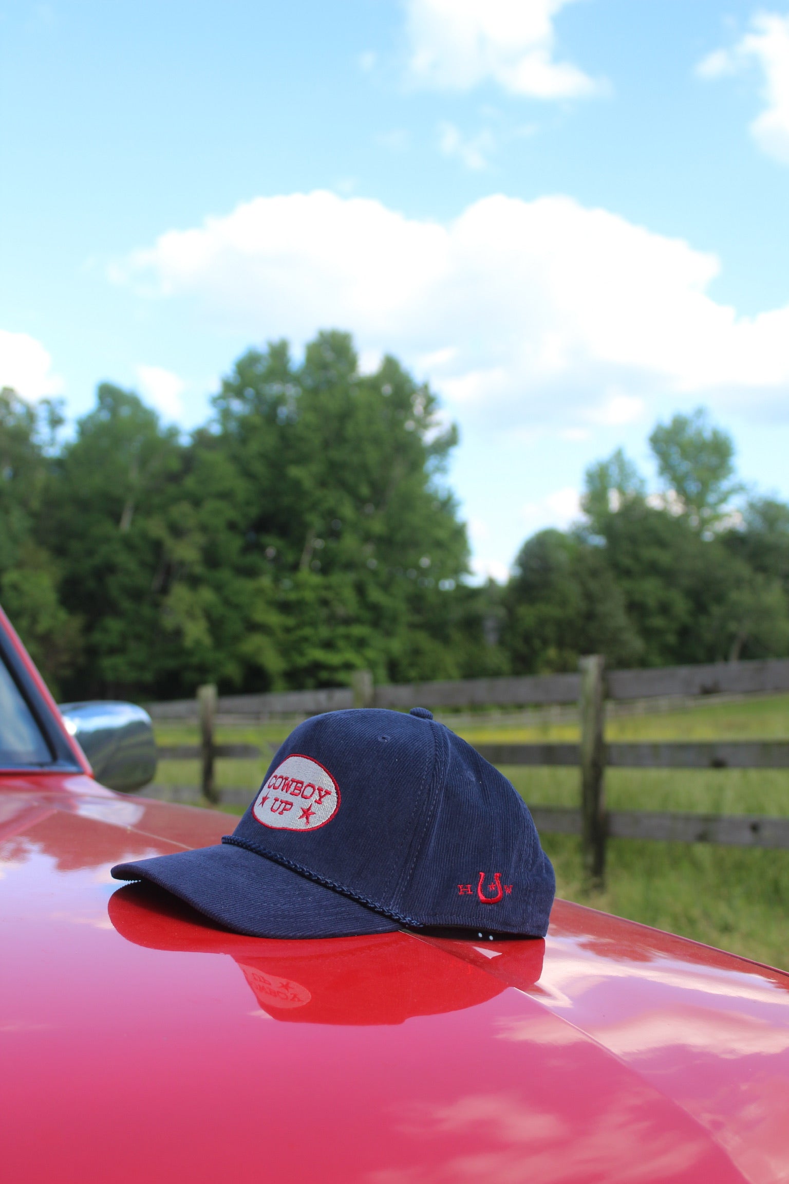 Cowboy Up Hat- Navy