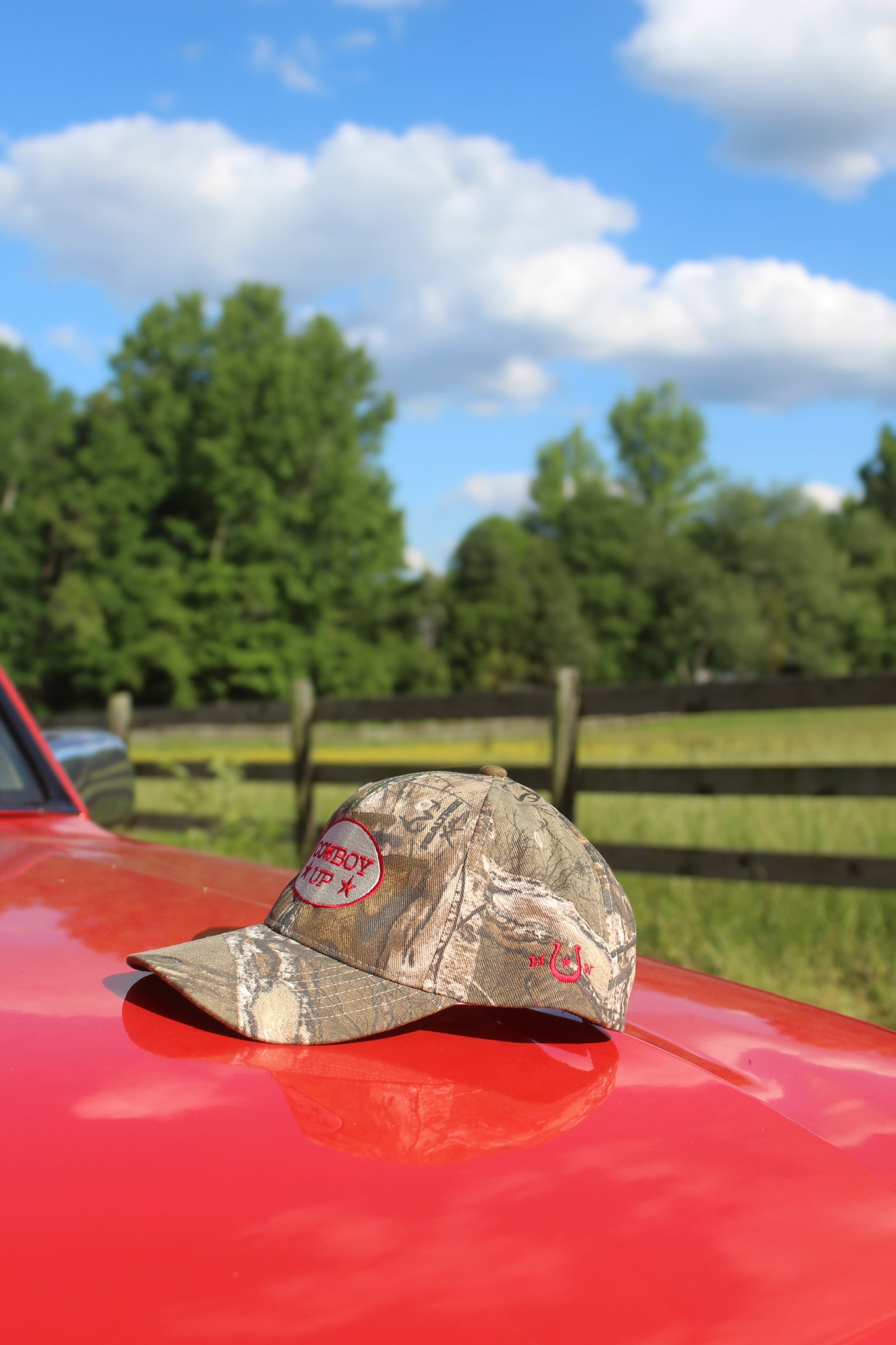Cowboy Up Hat- Camo