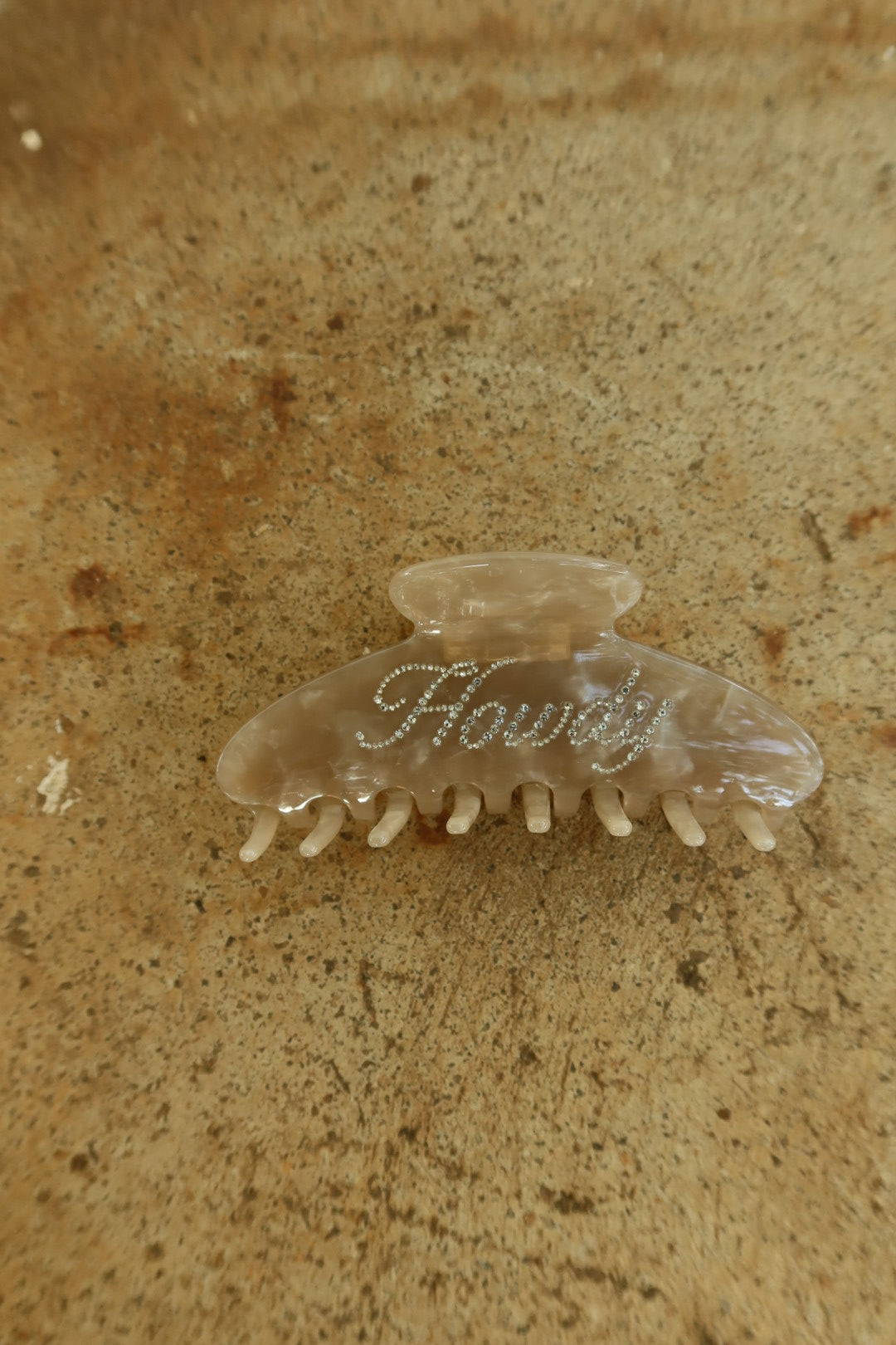Howdy Claw Clip- Rhinestone
