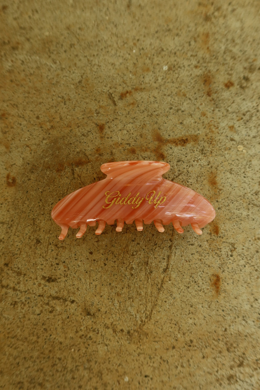 Giddy Up Claw Clip- Engraved