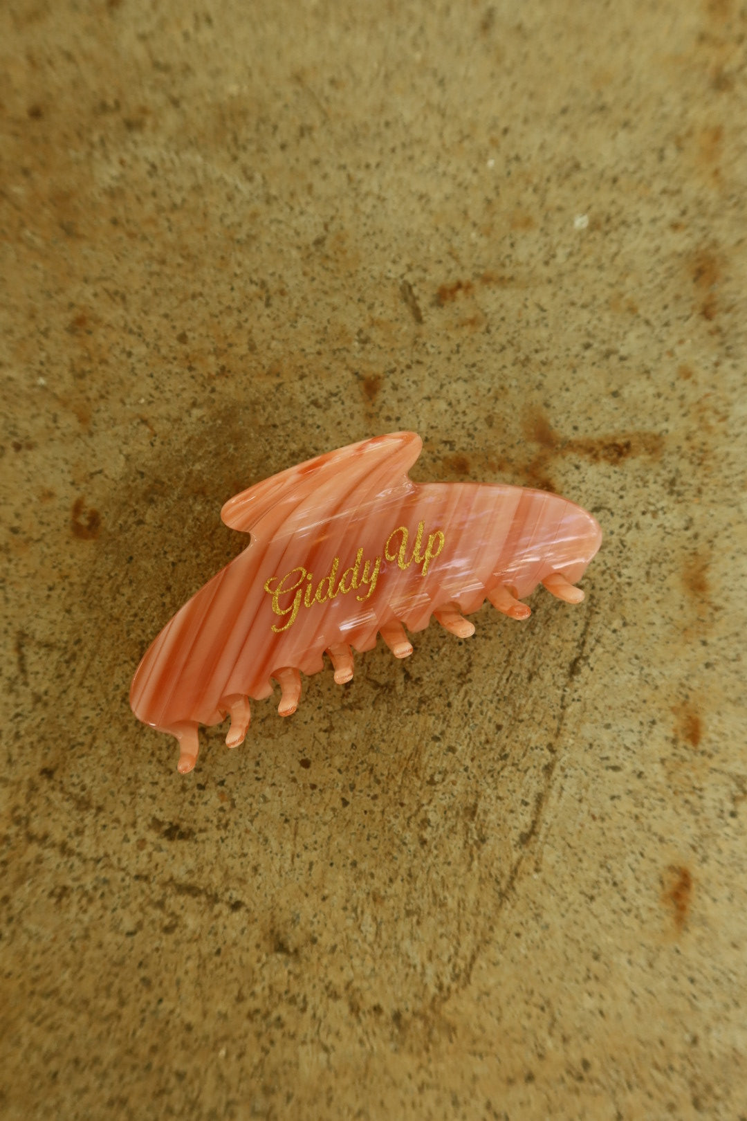 Giddy Up Claw Clip- Engraved