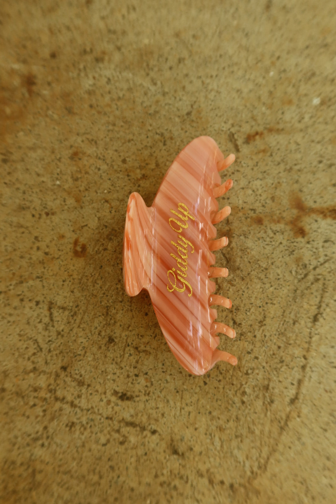Giddy Up Claw Clip- Engraved