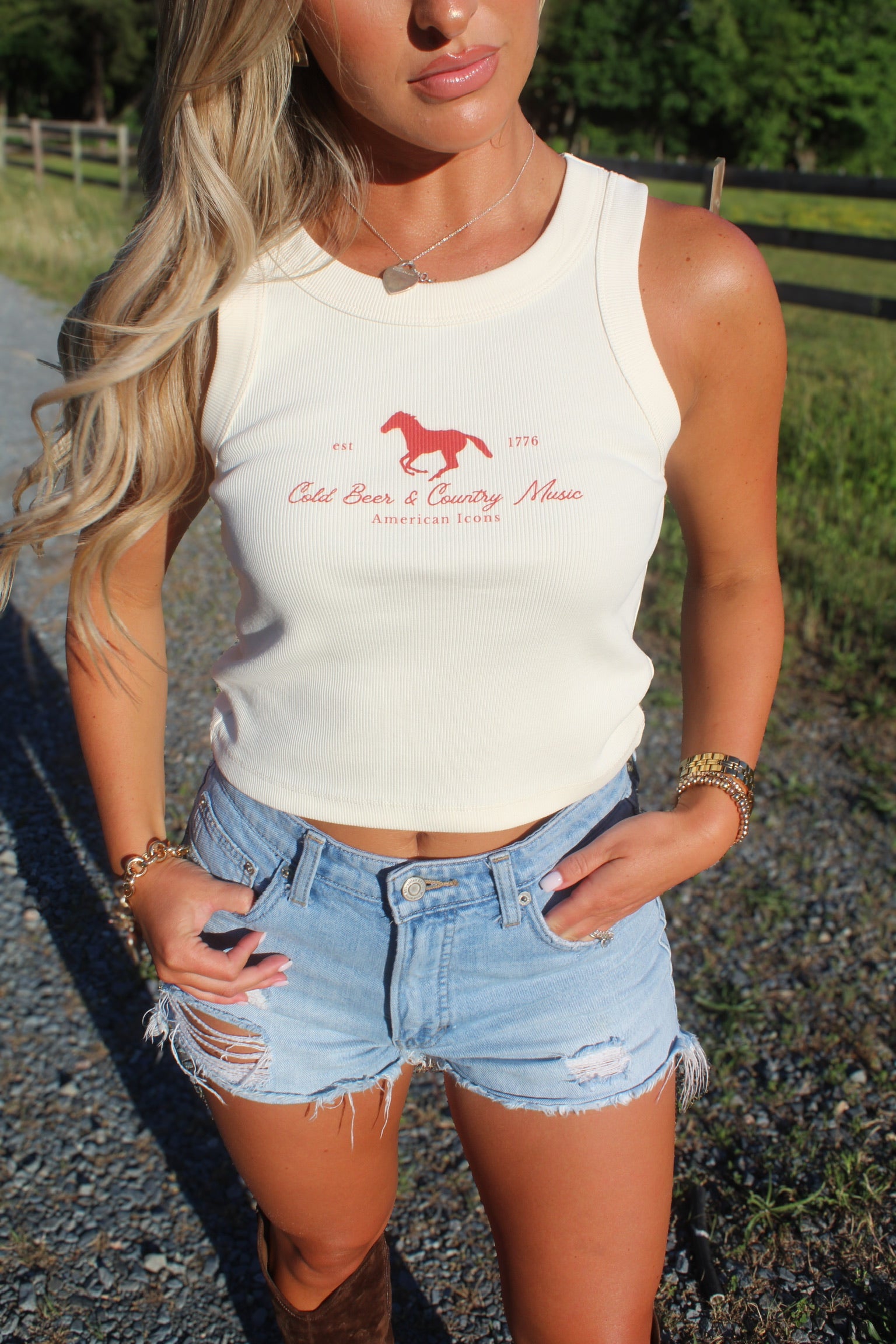 Cold Beer & Country Music Tank