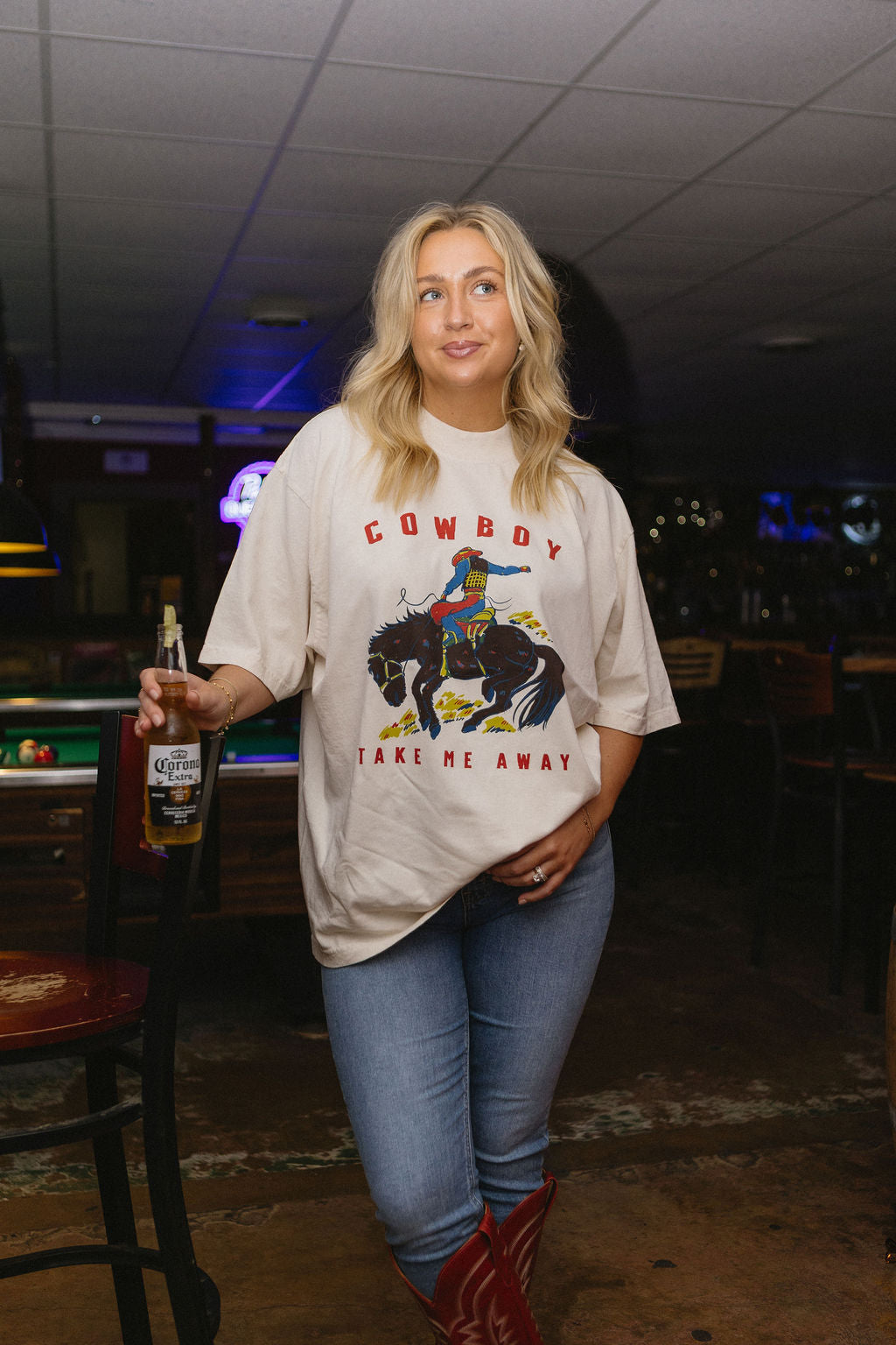 Cowboy Take Me Away Mockneck