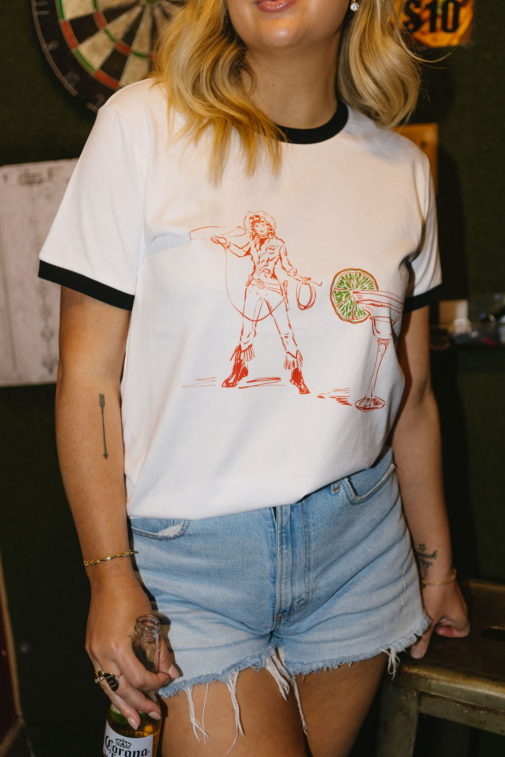 Cocktail Cowgirl Tee