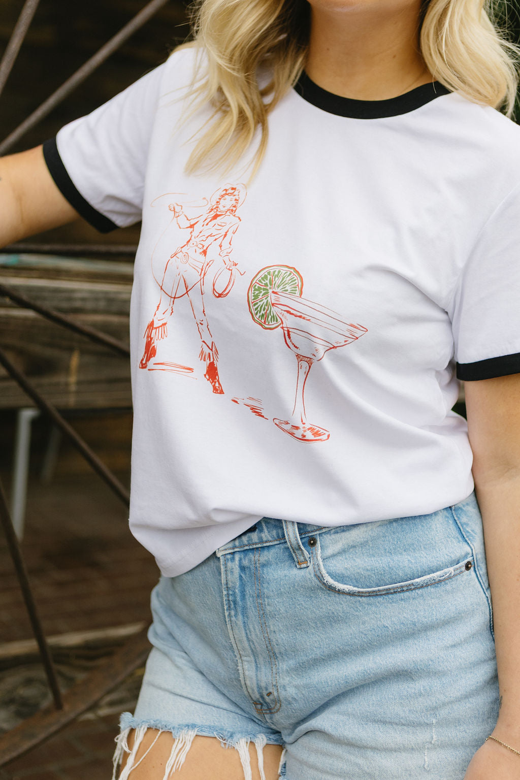 Cocktail Cowgirl Tee