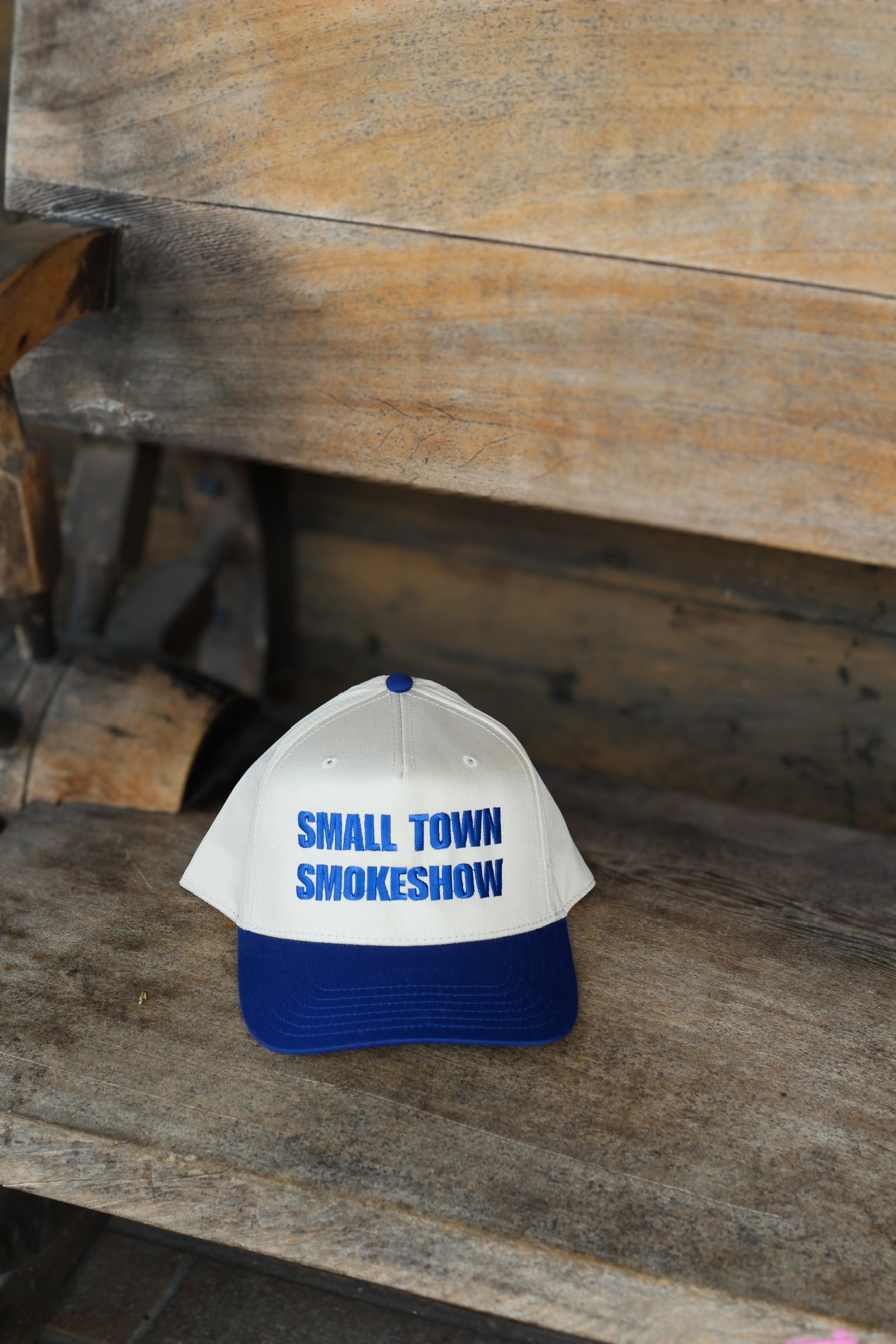 Small Town Smokeshow Hat- Blue