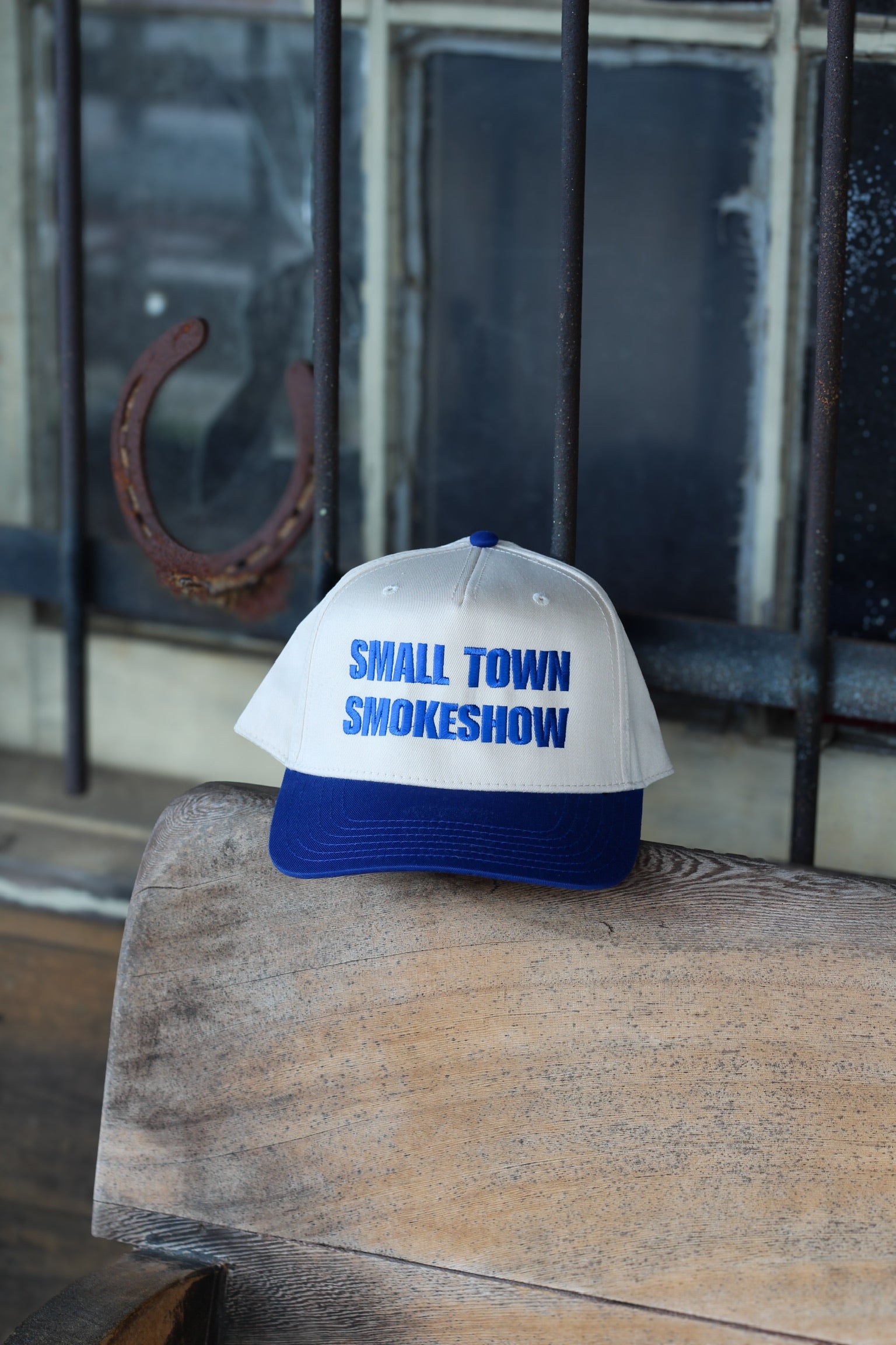 Small Town Smokeshow Hat- Blue