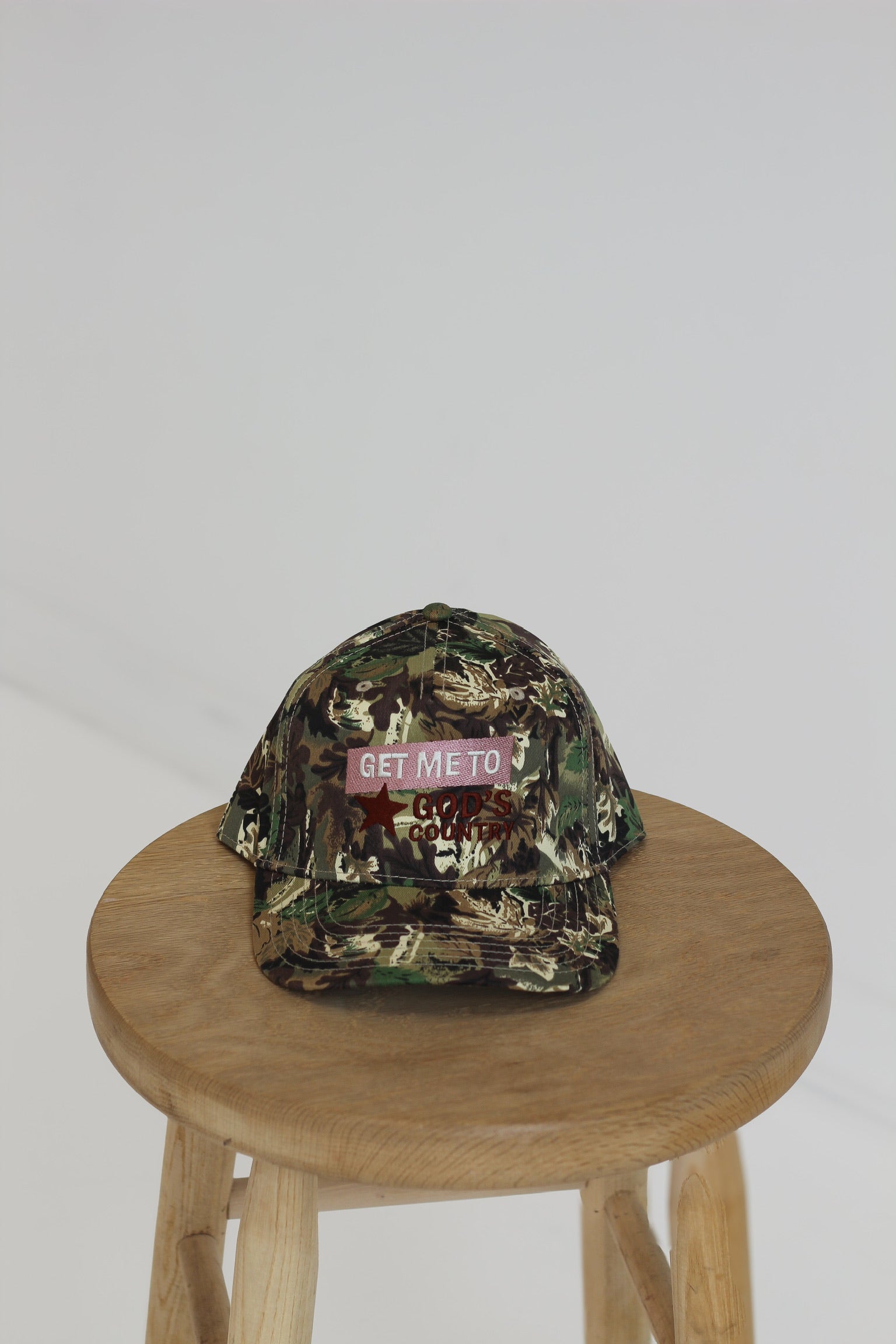 Get Me To God's Country Hat- Camo
