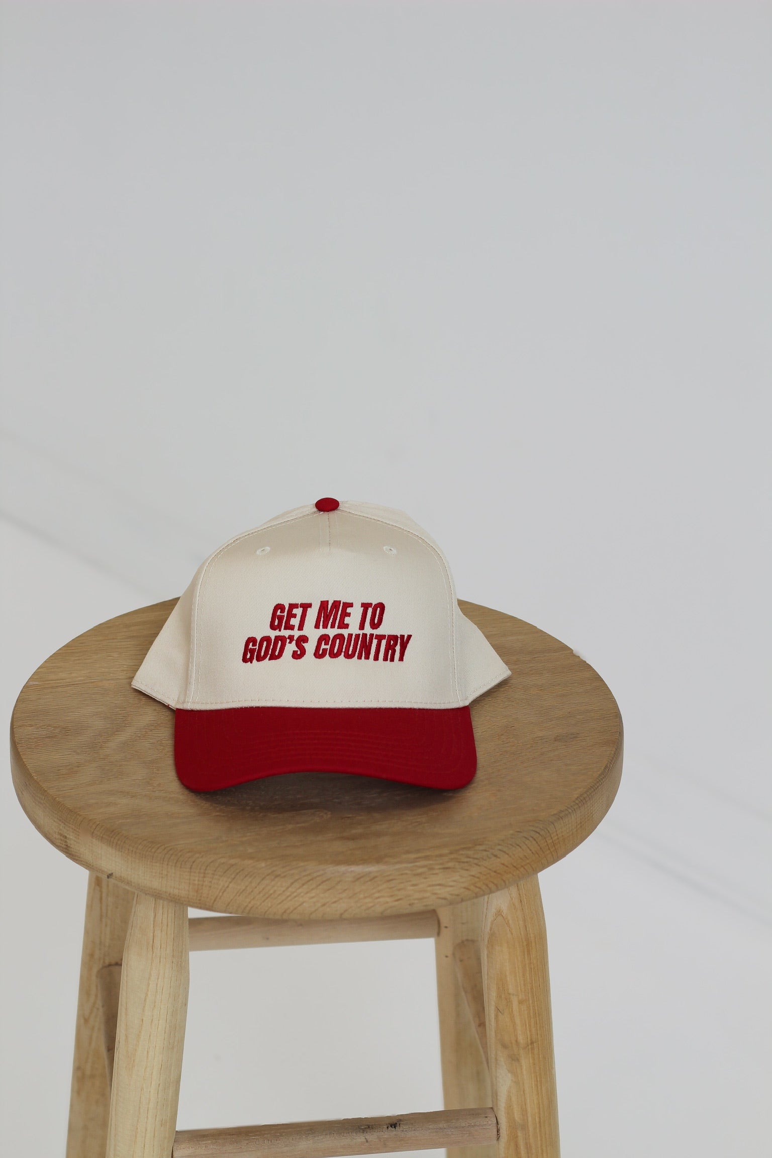 Get Me To God's Country Hat- Red
