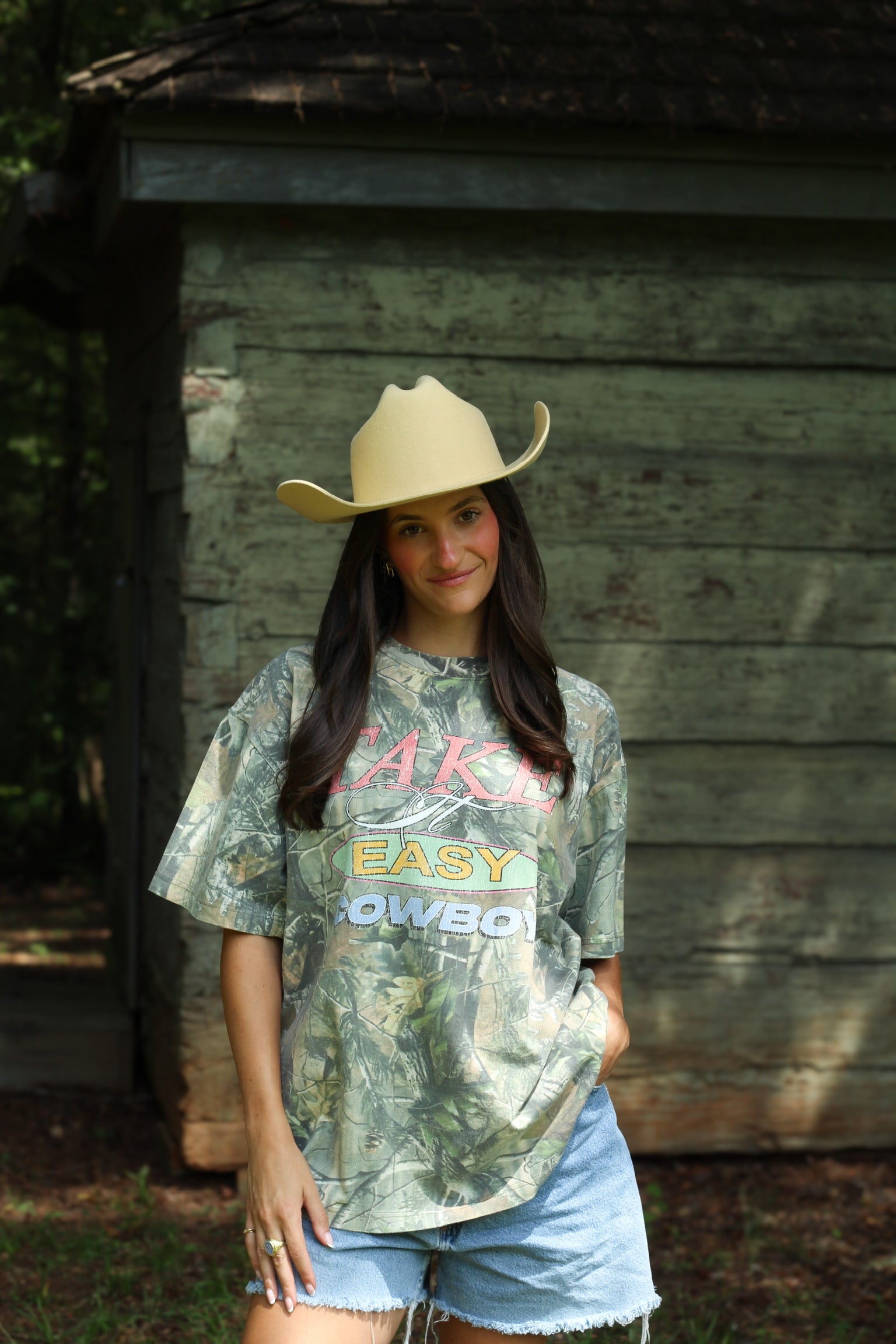 Take It Easy Cowboy Tee