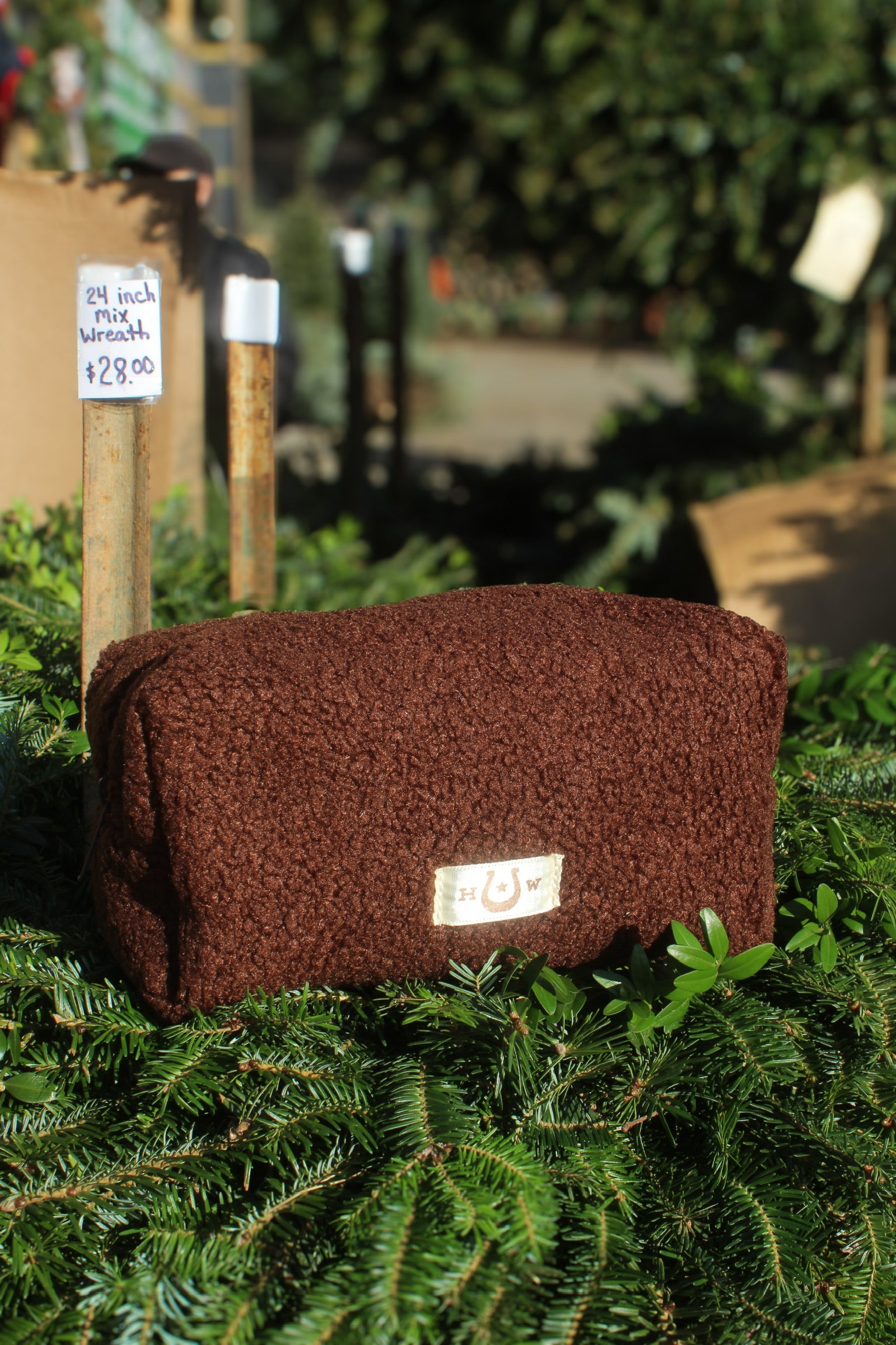 Chocolate Sherpa Bag